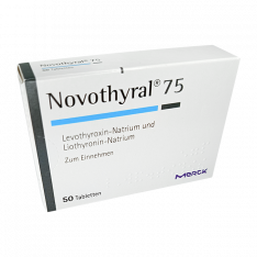 Новотирал (аналог Тиреотома) 75 15мкг табл. №100