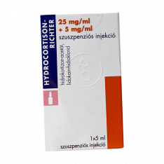 Гидрокортизон Рихтер суспензия (ампулы) 25мг+5мг/мл 5мл №1