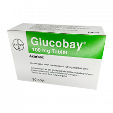 Глюкобай Акарбоза 100мг табл. №90!