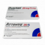 Аттенто :: Дуактан (название в Европе) 20 / 5 мг табл. №28